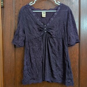 EUC Vintage Y2K Flowy Top